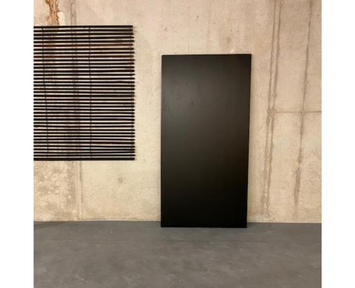 Tafelblad Essenhout | Zwart-140x80 cm, Huis en Inrichting, Tafelonderdelen, Nieuw, Ophalen of Verzenden