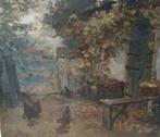 Evert Pieters (1856-1932) - Kippen bij huis, Antiek en Kunst