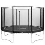 Salta Trampoline 427 met veiligheidsnet-Zwart, Nieuw, Ophalen of Verzenden