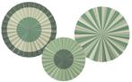 Decoratieve Rozetten Serene Sage Groen (3st), Ophalen of Verzenden, Nieuw