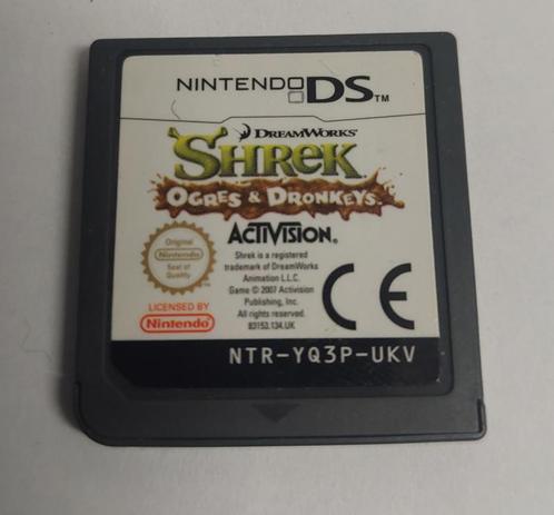 Shrek Ogres and Dronkeys losse cassette (Nintendo DS used, Spelcomputers en Games, Games | Nintendo DS, Zo goed als nieuw, Ophalen of Verzenden