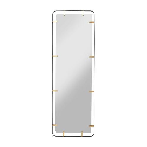 *WOONWINKEL* Kare Design Betsy Spiegel Zwart Met Goud 165 Cm, Huis en Inrichting, Woonaccessoires | Spiegels, Nieuw, Verzenden