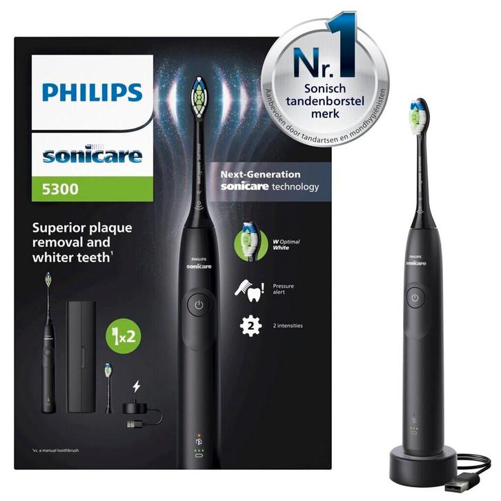 Philips Sonicare 5300 Elektrische Tandenborstel, Sieraden, Tassen en Uiterlijk, Uiterlijk | Mondverzorging, Nieuw, Verzenden