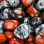Geen veiling - AAA kwaliteit - Rood & zwart obsidiaan