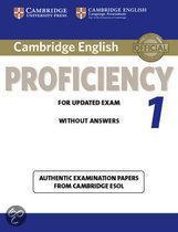 Cambridge English Proficiency 1 for Updated Ex 9781107609532, Boeken, Wetenschap, Zo goed als nieuw, Verzenden