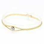 Armband - 14 karaat Geel goud - 0.07ct. tw. Diamant, Nieuw