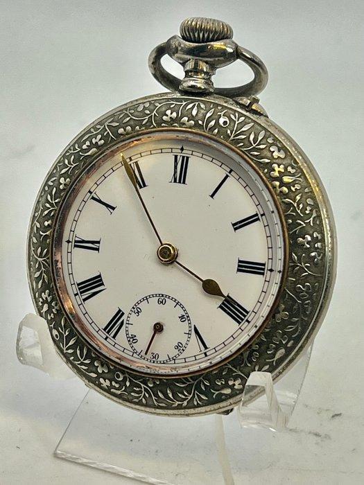 Cilindro Remontoir 6 Rubis . Cassa. Floreale . 1920 ., Sieraden, Tassen en Uiterlijk, Horloges | Heren