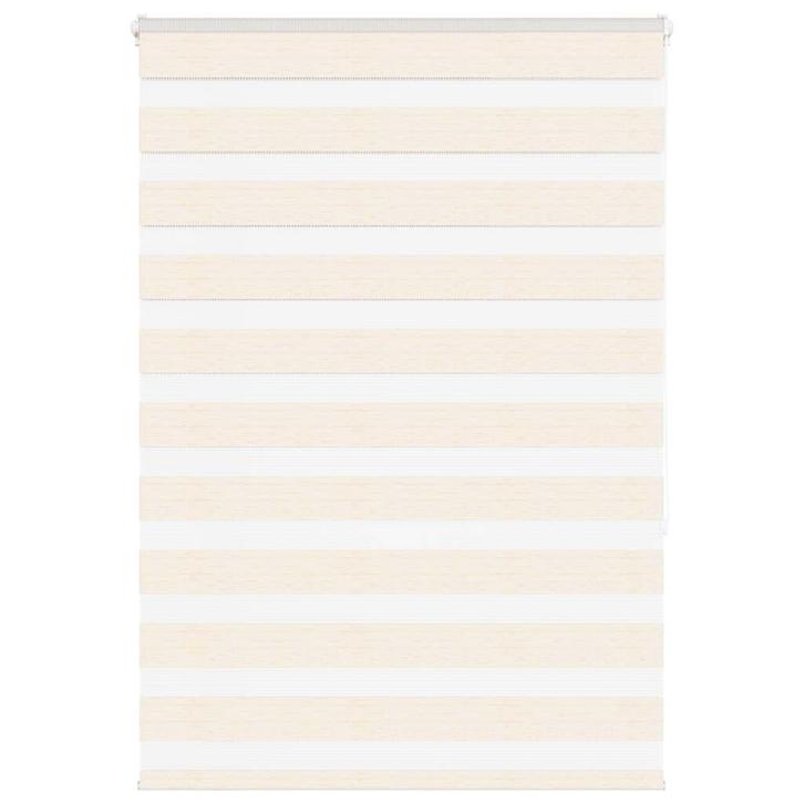 vidaXL Zebra Blind 105x150cm stofbreedte 100,9cm polyester, Huis en Inrichting, Stoffering | Gordijnen en Lamellen, Beige, Nieuw