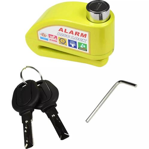 Schijfremslot Met Alarm - Schijfrem Slot 7 Mm - Slot - Fiets, Motoren, Accessoires | Sloten, Nieuw, Ophalen of Verzenden