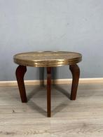 Bijzettafel - Hout, Koper - Rokerstafel art deco, Antiek en Kunst