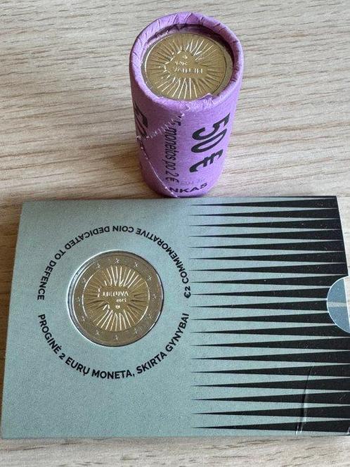 Litouwen. 2 Euro 2025 Border Protection (2 items) (Zonder, Postzegels en Munten, Munten | Europa | Euromunten