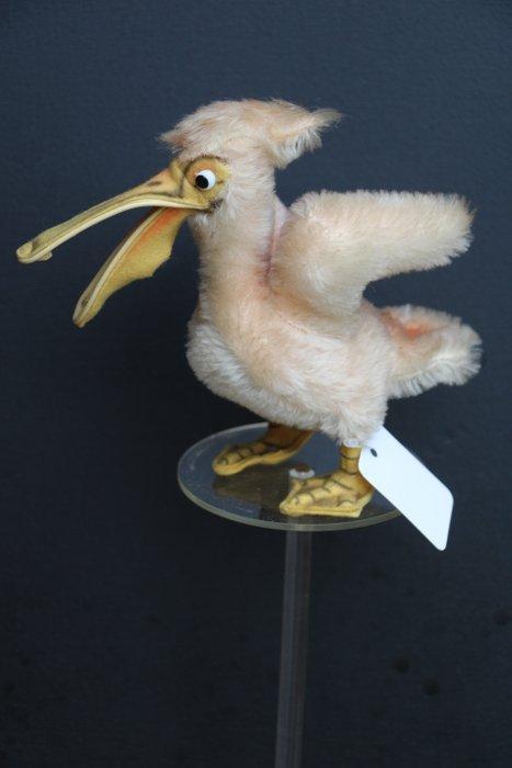 Steiff: Picy de pelikaan, 1959, EAN 1317.00 - Pluche dier -, Antiek en Kunst, Antiek | Speelgoed