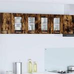 vidaXL Hangkast 2 pcs Gerookt eiken 60 x 31 x 40 cm Bewerkt, Huis en Inrichting, Keuken | Keukenelementen, Verzenden, Nieuw, Bruin