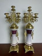 Kandelaar (2) - Aardewerk, Brons, Antiek en Kunst