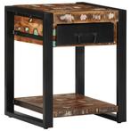 vidaXL Bijzettafel 40x40x50 cm massief gerecycled hout, Huis en Inrichting, Tafels | Bijzettafels, Verzenden, Nieuw