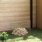 vidaXL Composteerder Grijs Staal, Tuin en Terras, Verzenden, Nieuw, IJzer