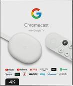 Google Chromecast met Google TV (4K) in Doos - Zonder Med..., Ophalen of Verzenden, Zo goed als nieuw