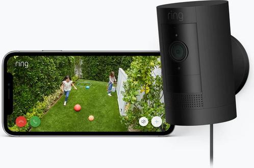 Ring Stick Up Cam Plug-in - Beveiligingscamera - Bedraad -, Audio, Tv en Foto, Videobewaking, Verzenden