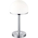 LED Tafellamp - Rond - Mat Nikkel - Warm Wit 3000K, Minder dan 50 cm, Nieuw, Ophalen of Verzenden, Metaal