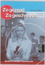 Zo gezegd zo geschreven MTRO deel Werkboek dru 9789001137175, Verzenden, Zo goed als nieuw