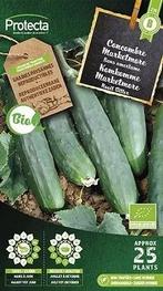 Protecta Groente zaden: Komkommer Marketmore Biologisch, Tuin en Terras, Bloembollen en Zaden, Ophalen of Verzenden