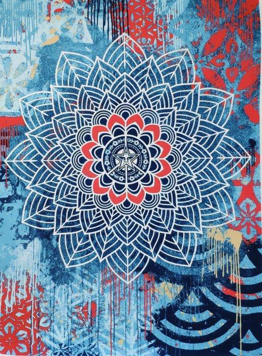 Shepard Fairey (OBEY) (1970) - hepard Fairey - Obey - Chaos, Antiek en Kunst, Kunst | Designobjecten