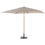 Azzurro stokparasol 200x300 cm houtlook frame sand 4, Tuin en Terras, Parasols, Ophalen of Verzenden, Nieuw