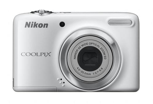 Nikon Coolpix L25 Digitale Compact Camera - Wit, Audio, Tv en Foto, Fotocamera's Digitaal, Zo goed als nieuw, Verzenden