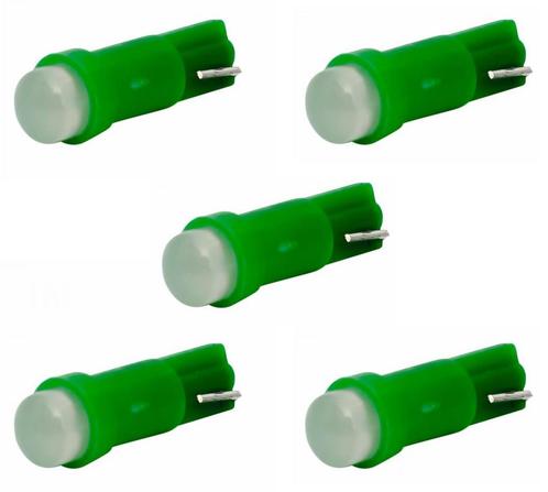 T5 autolamp 5 stuks | dashbordverlichting | kleur groen | LE, Auto-onderdelen, Verlichting, Nieuw, Verzenden