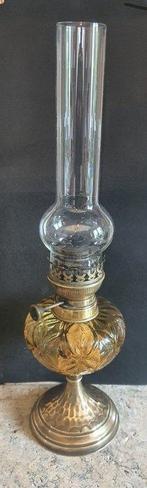 Petroleumlamp - Metaal, Glas, Koper, Antiek en Kunst, Curiosa en Brocante