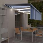 vidaXL Luifel handmatig uittrekbaar met rolgordijn LED 6x3 m, Tuin en Terras, Zonneschermen, Verzenden, Nieuw