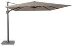 Challenger T1 premium zweefparasol 400x300 cm havanna, Tuin en Terras, Ophalen of Verzenden, Nieuw