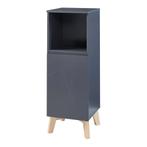 Badkamerkast Overath kolomkast 86x30x30 cm grijs en houtkleu, Huis en Inrichting, Badkamer | Badkamermeubels, Nieuw, Verzenden