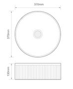 SALE - Stamvik 37 - Mat wit - Waskom -  -  - Keramiek -, Ophalen of Verzenden, Nieuw
