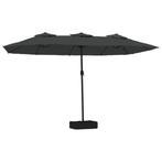 Terras Parasol LED - Retourdeal! Antraciet, Topkwaliteit, Ophalen of Verzenden, Nieuw, 2 tot 3 meter, Zweefparasol