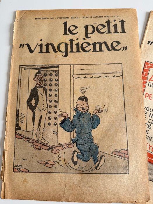 Petit XX e -ensemble de deux fascicules avec couverture de, Boeken, Stripboeken