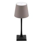 Tafellamp Milano | LED | Draadloos | Zwart/Taupe, Verzenden, Nieuw in verpakking