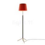 Santa & Cole Pie de Salø³n Vloerlamp, rood/messing - conis, Huis en Inrichting, Lampen | Vloerlampen, Verzenden, Nieuw