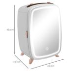 TRUUSK Mini Koelkast 6 L Kleine Cosmetica Koelkast Met Koelf, Verzenden, Nieuw
