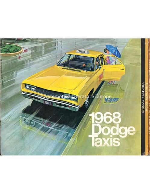 1968 DODGE TAXIS BROCHURE ENGELS (USA), Boeken, Auto's | Folders en Tijdschriften