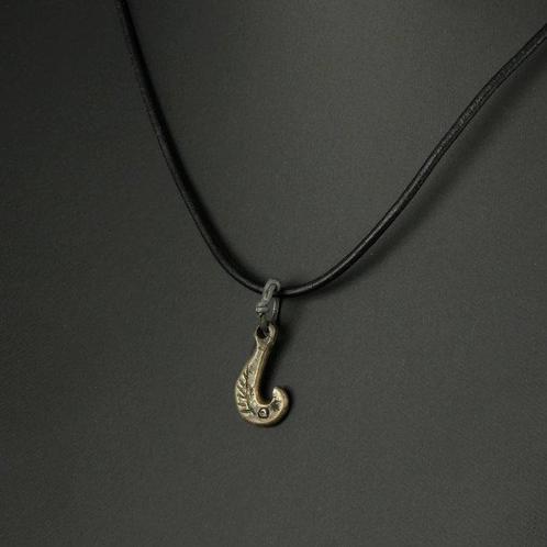 Viking periode Zilver Odin Raaf hoofd amulet hanger (Zonder, Antiek en Kunst, Antiek | Overige Antiek