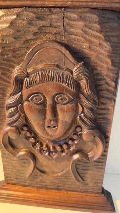 Wandtafel - Hout - decoratief ornament, Antiek en Kunst, Curiosa en Brocante