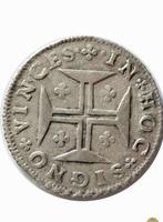 Portugal. Pedro II (1683-1706). Meio Cruzado (200 Réis) 1687