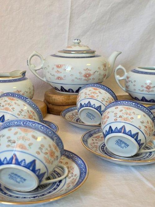 Véritable Porcelaine de Jingdezhen Chine - Tafelservies (15), Antiek en Kunst, Antiek | Meubels | Tafels