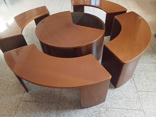 Middentafel - Hout - In hoogte verstelbare salontafel met, Antiek en Kunst, Kunst | Designobjecten