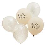 Ballonnen Set Hello Baby 30cm 5st, Verzenden, Nieuw
