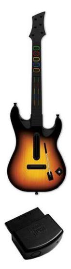 Guitar Hero World Tour Gitaar-Incl. Receiver (PlayStation 2), Ophalen of Verzenden, Zo goed als nieuw