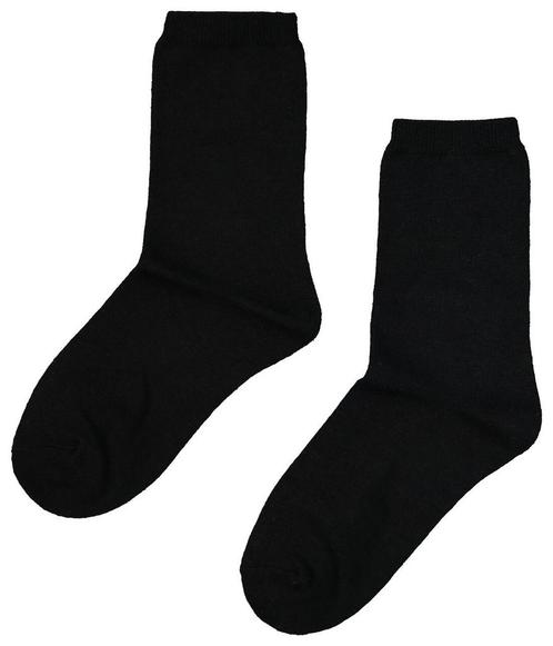 HEMA 2-pak damessokken met wol zwart, Kleding | Dames, Overige Dameskleding, Nieuw, Verzenden