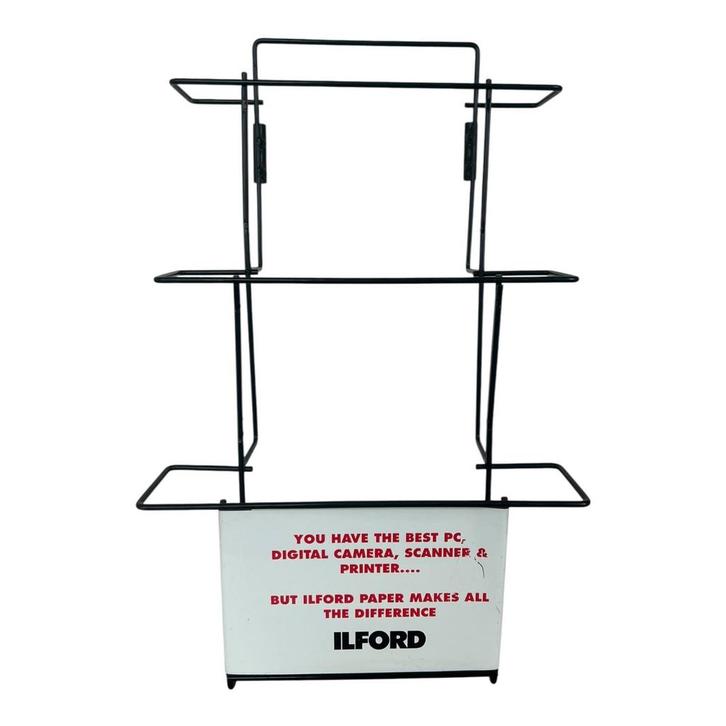 ILFORD Papieren Display Rek - Vintage Draadrek voor Fotopapi, Audio, Tv en Foto, Fotografie | Fotostudio en Toebehoren, Zo goed als nieuw