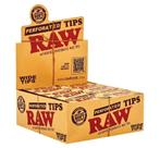 RAW Classic Perforated Wide Tips 50 booklet, Verzenden, Nieuw